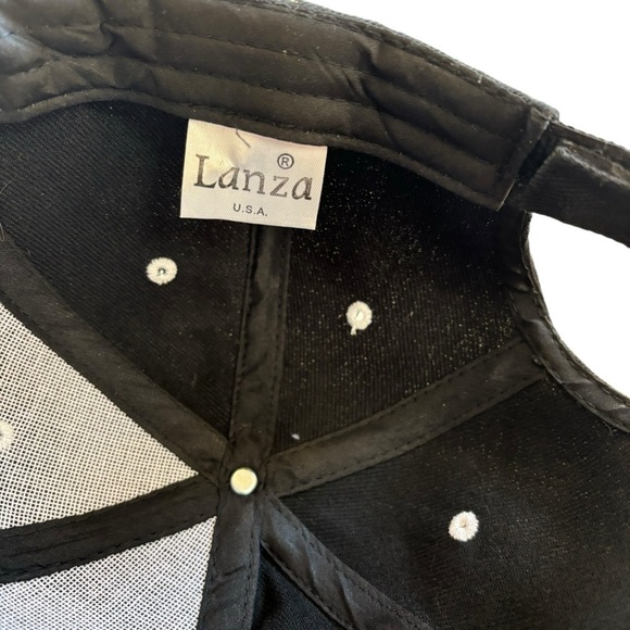 Los Angeles Hat Black Adjustable Baseball Cap LA California Streetwear Casual - Picture 11 of 13